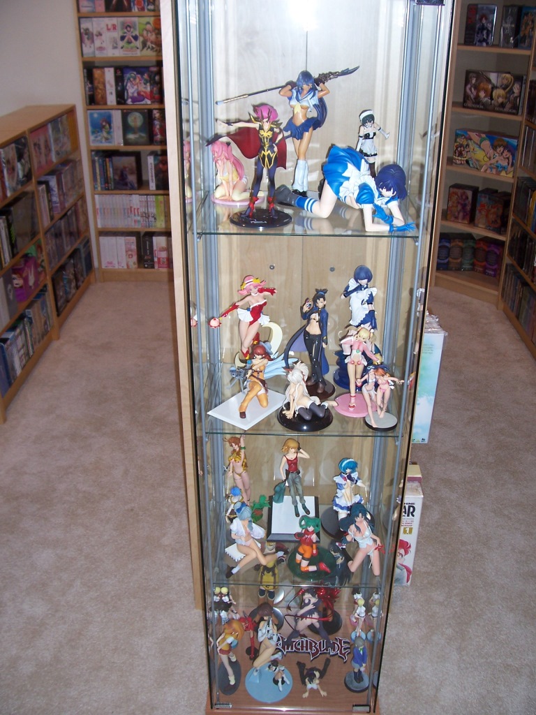 anime figure display cabinet